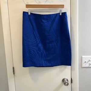 Royal Blue Pencil Skirt (Size 14)